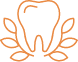 tooth with wreath icon