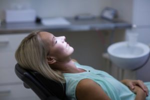 woman relaxing with sedation dentistry in Burien 